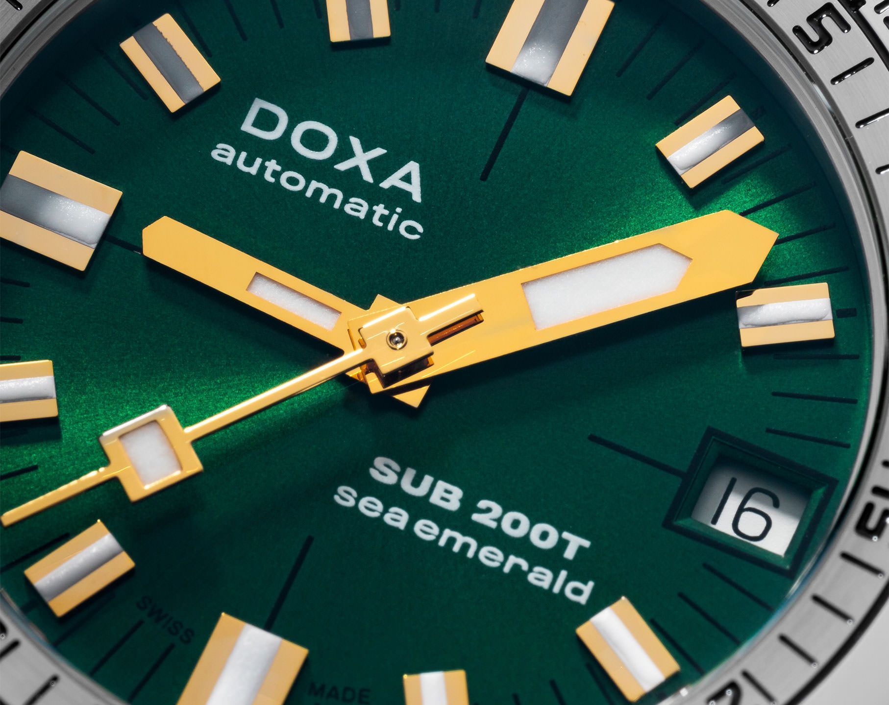 Doxa SUB 200T Sea Emerald Green Dial 39 mm Automatic Watch For Men - 8