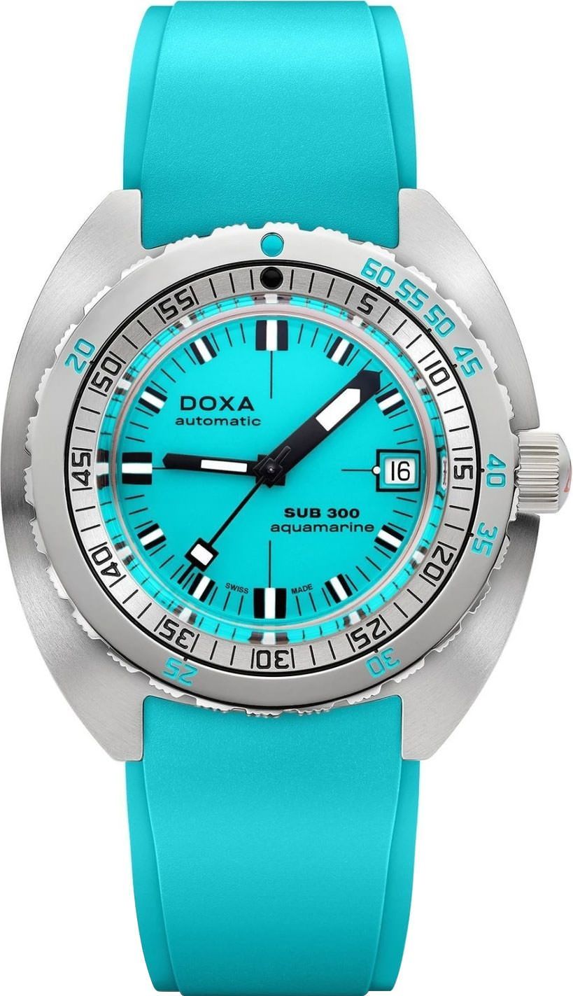Doxa SUB 300 Aquamarine Turquoise Dial 42.5 mm Automatic Watch For Men - 1