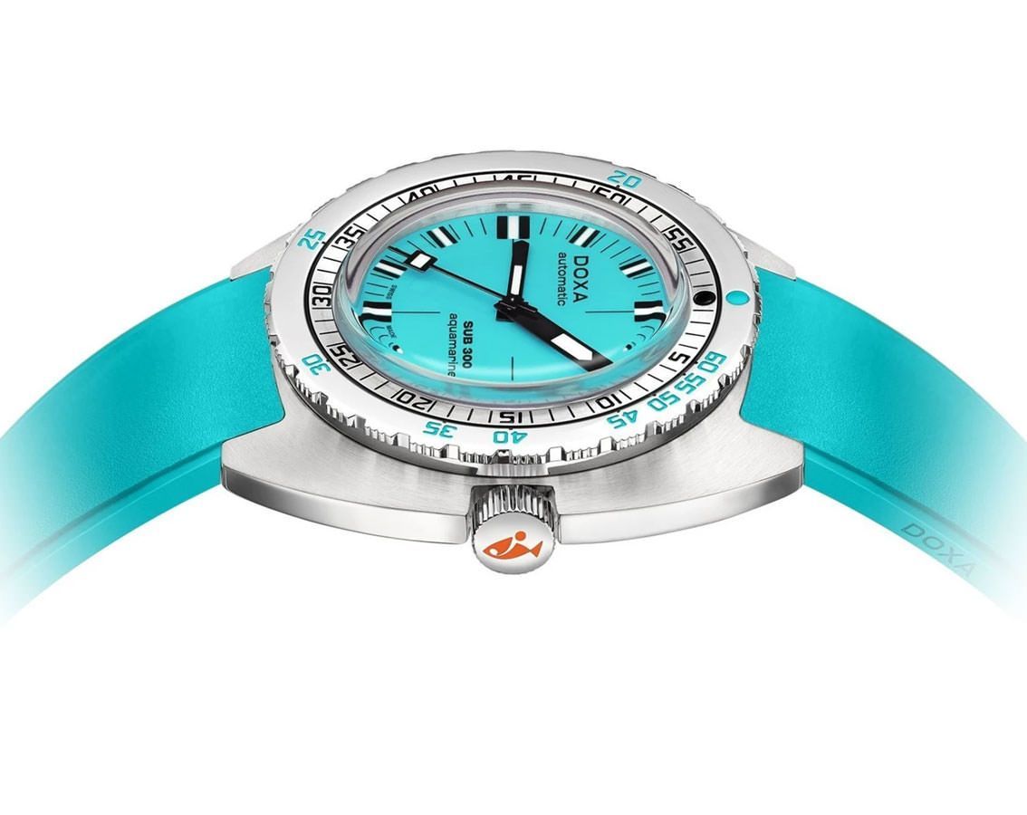 Doxa SUB 300 Aquamarine Turquoise Dial 42.5 mm Automatic Watch For Men - 2