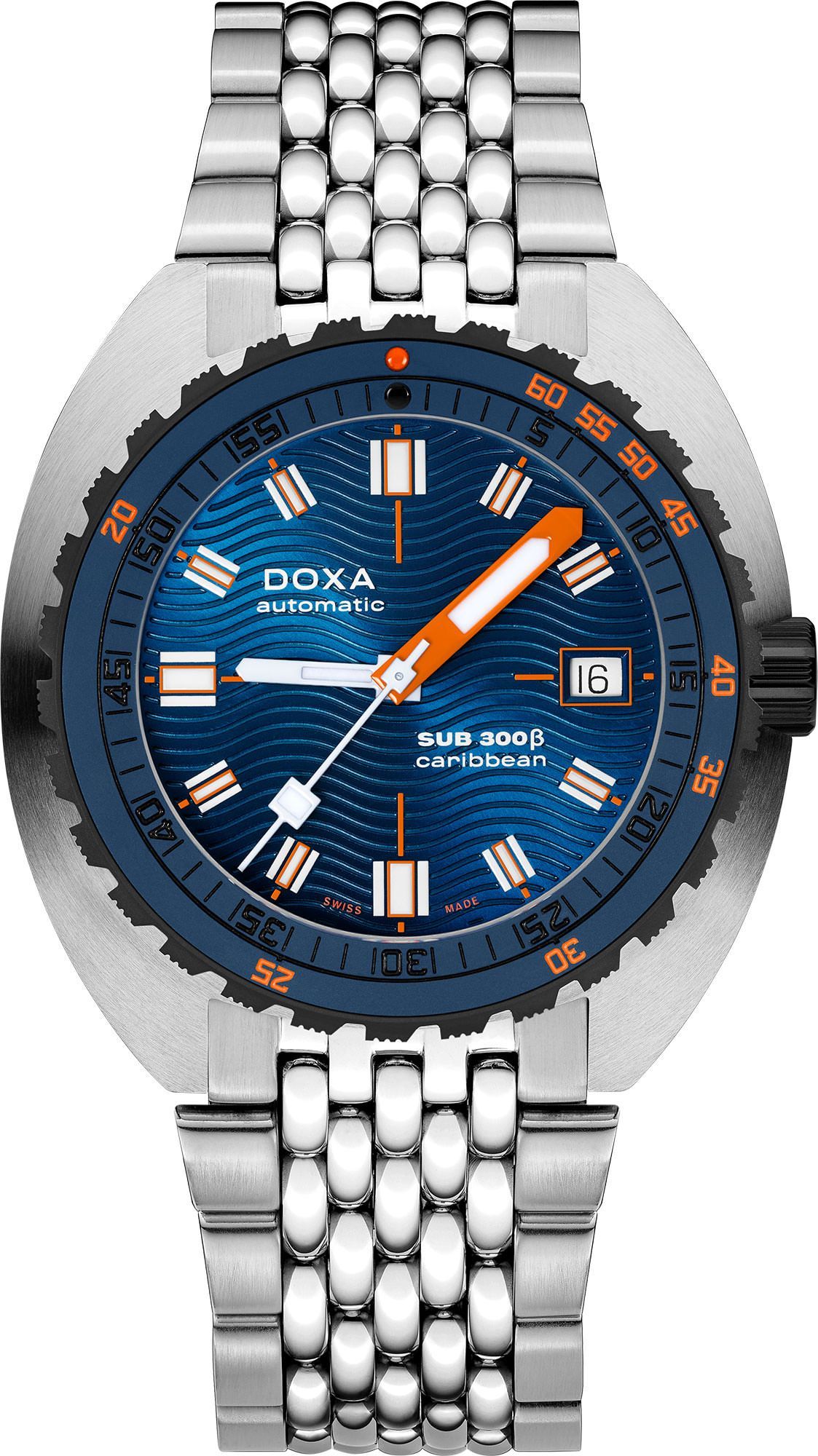 Doxa SUB 300 Beta Caribbean Blue Dial 42.5 mm Automatic Watch For Men - 1