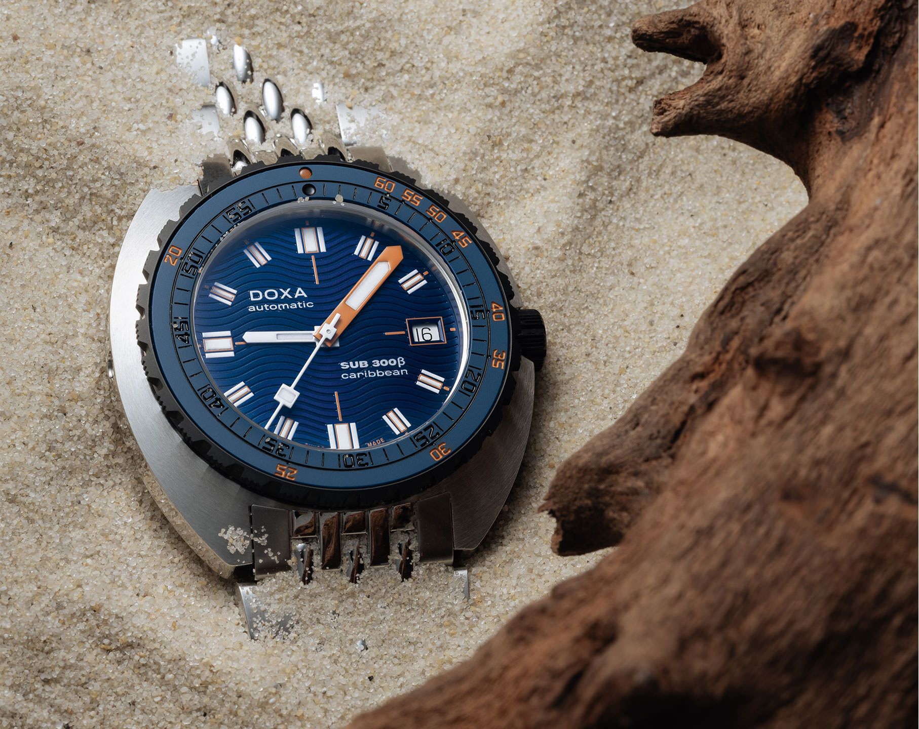 Doxa SUB 300 Beta Caribbean Blue Dial 42.5 mm Automatic Watch For Men - 5