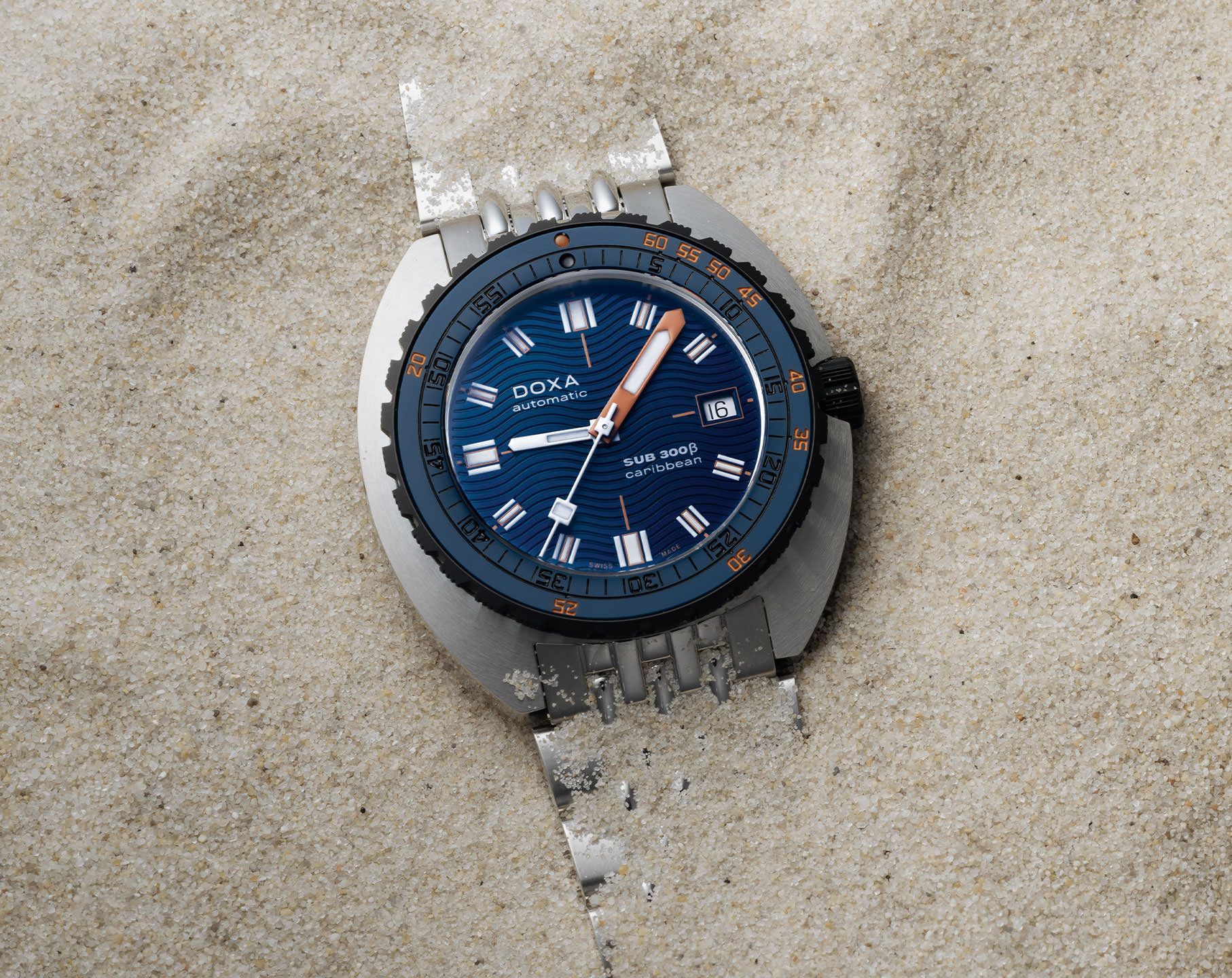 Doxa SUB 300 Beta Caribbean Blue Dial 42.5 mm Automatic Watch For Men - 6