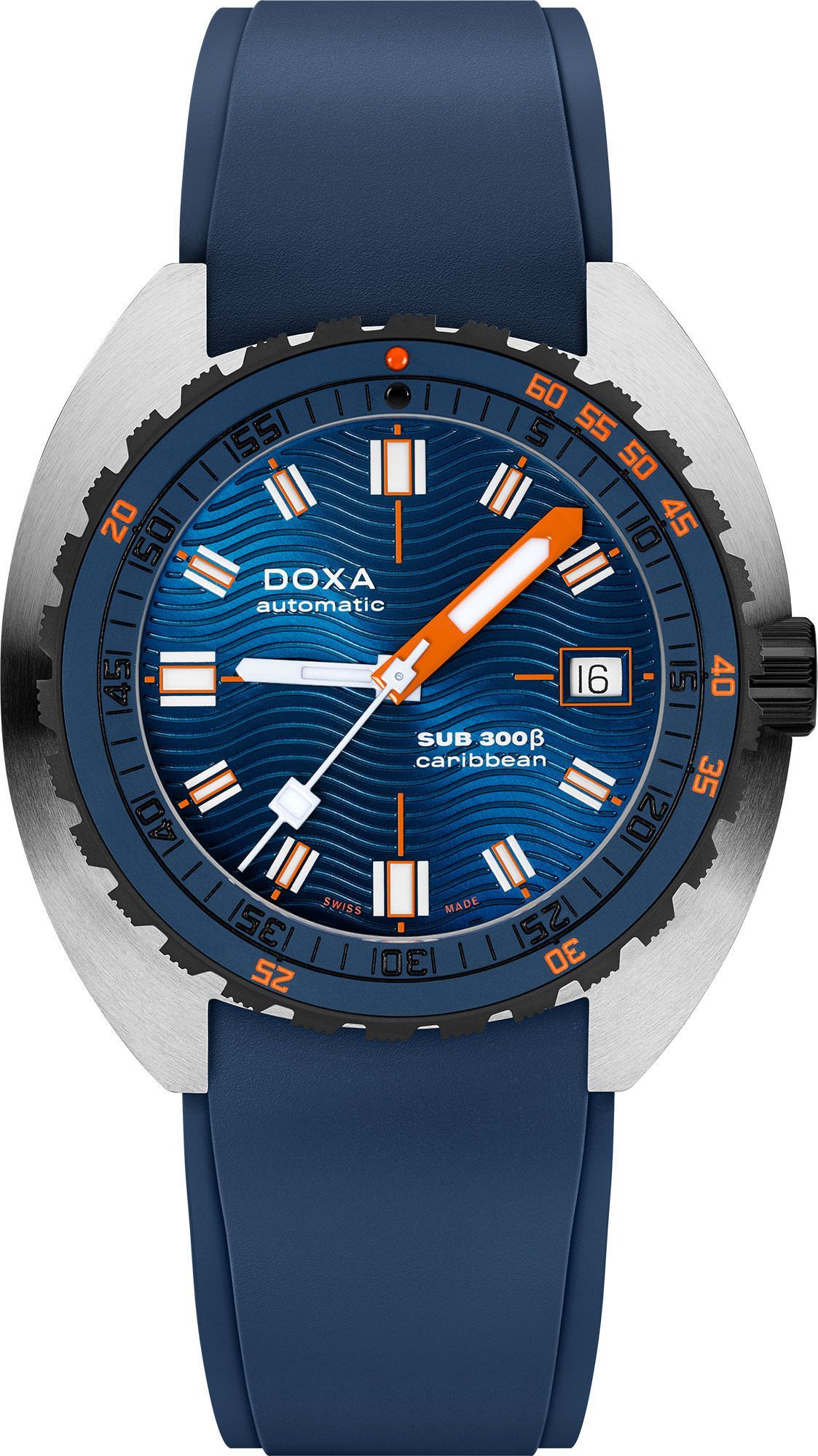 Doxa SUB 300 Beta Caribbean Blue Dial 42.5 mm Automatic Watch For Men - 1