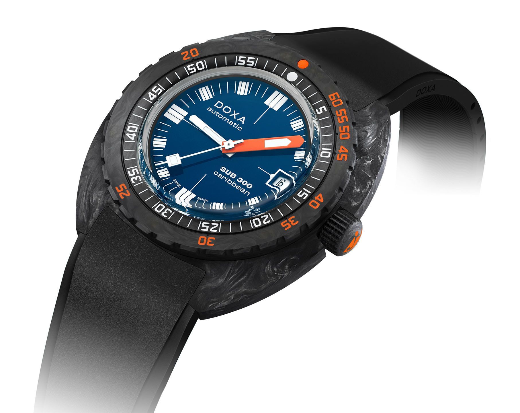 Doxa Caribbean 42.5 mm Watch in Blue Dial For Men - 8