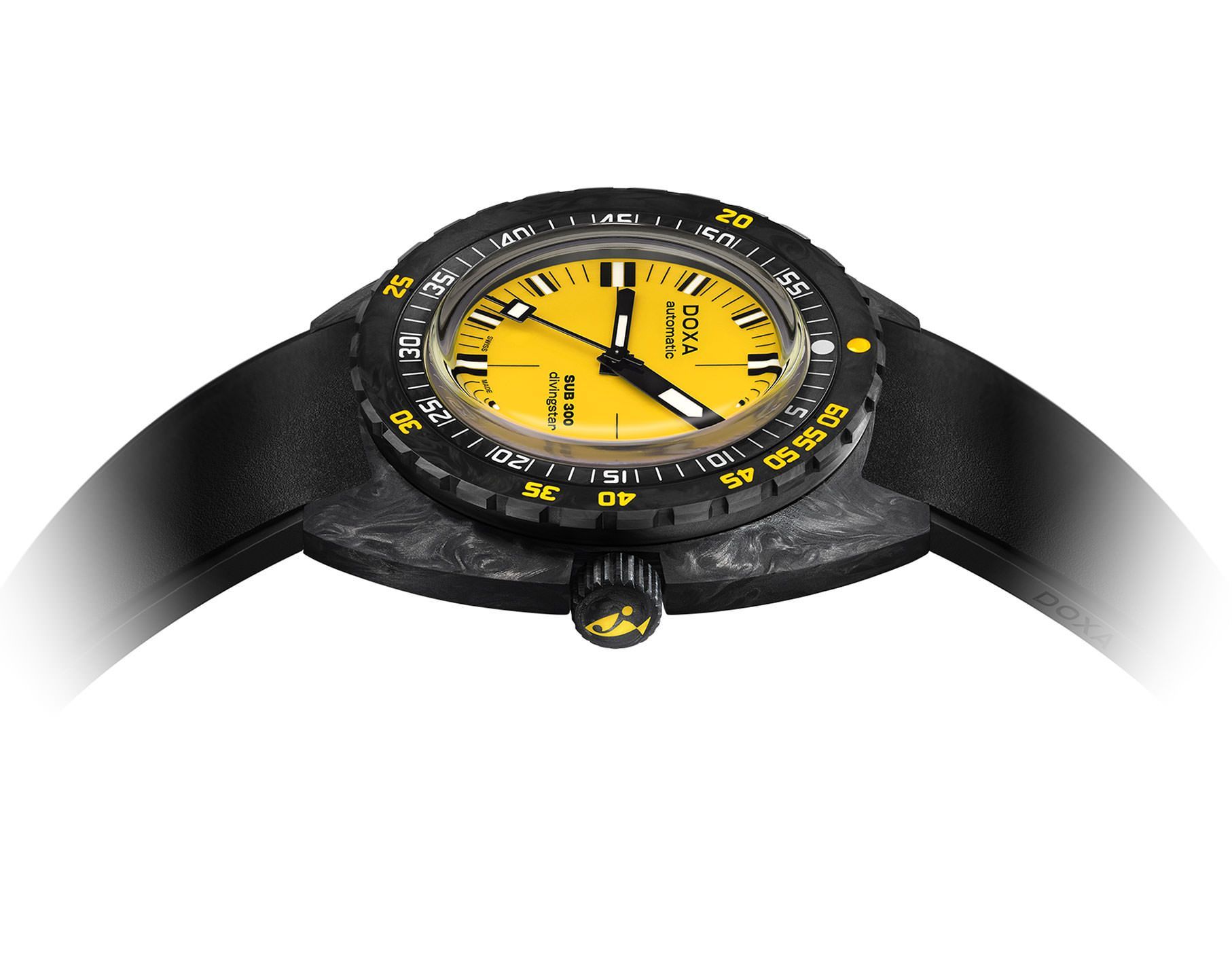 Doxa SUB 300 Carbon Divingstar Yellow Dial 42.5 mm Automatic Watch For Men - 8