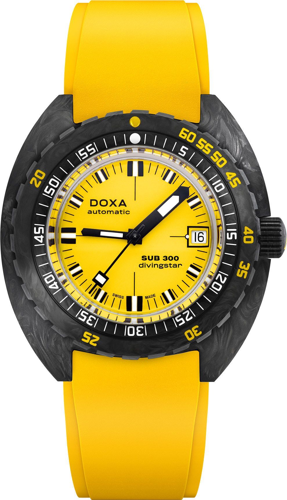 Doxa Divingstar 42.5 mm Watch in Yellow Dial For Men - 1