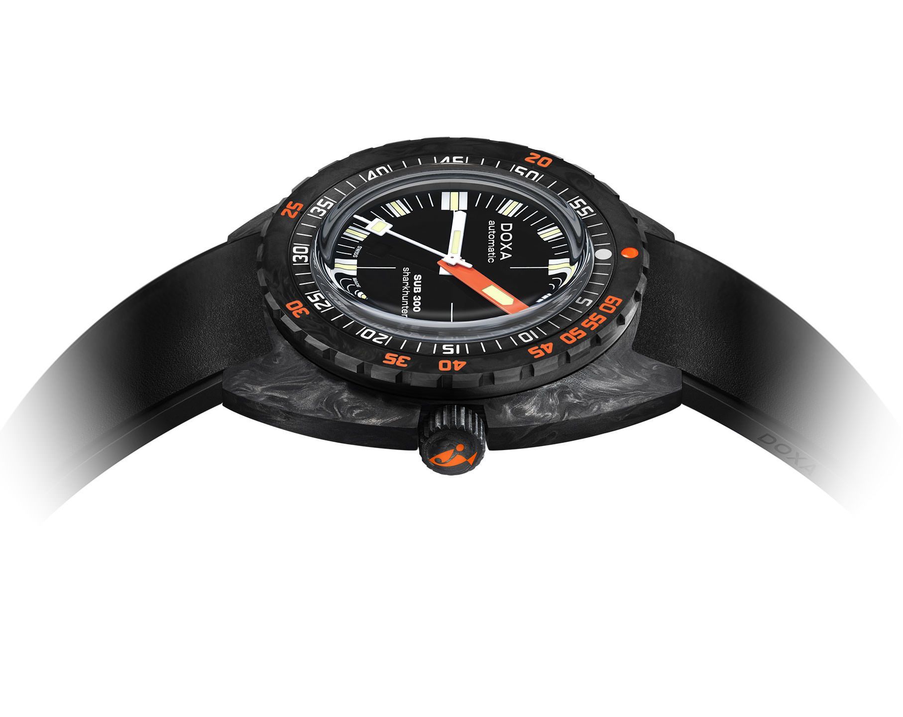 Doxa Sharkhunter 42.5 mm Watch in Black Dial For Men - 3