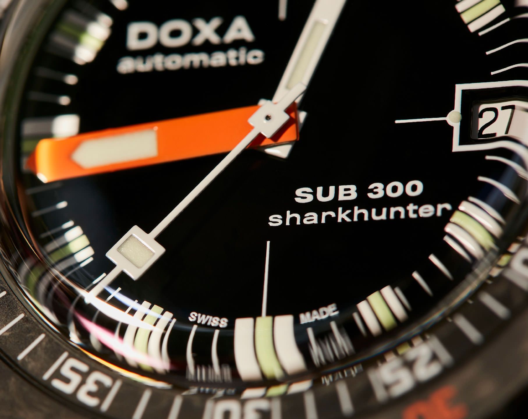 Doxa SUB 300 Carbon Sharkhunter Black Dial 42.5 mm Automatic Watch For Men - 8