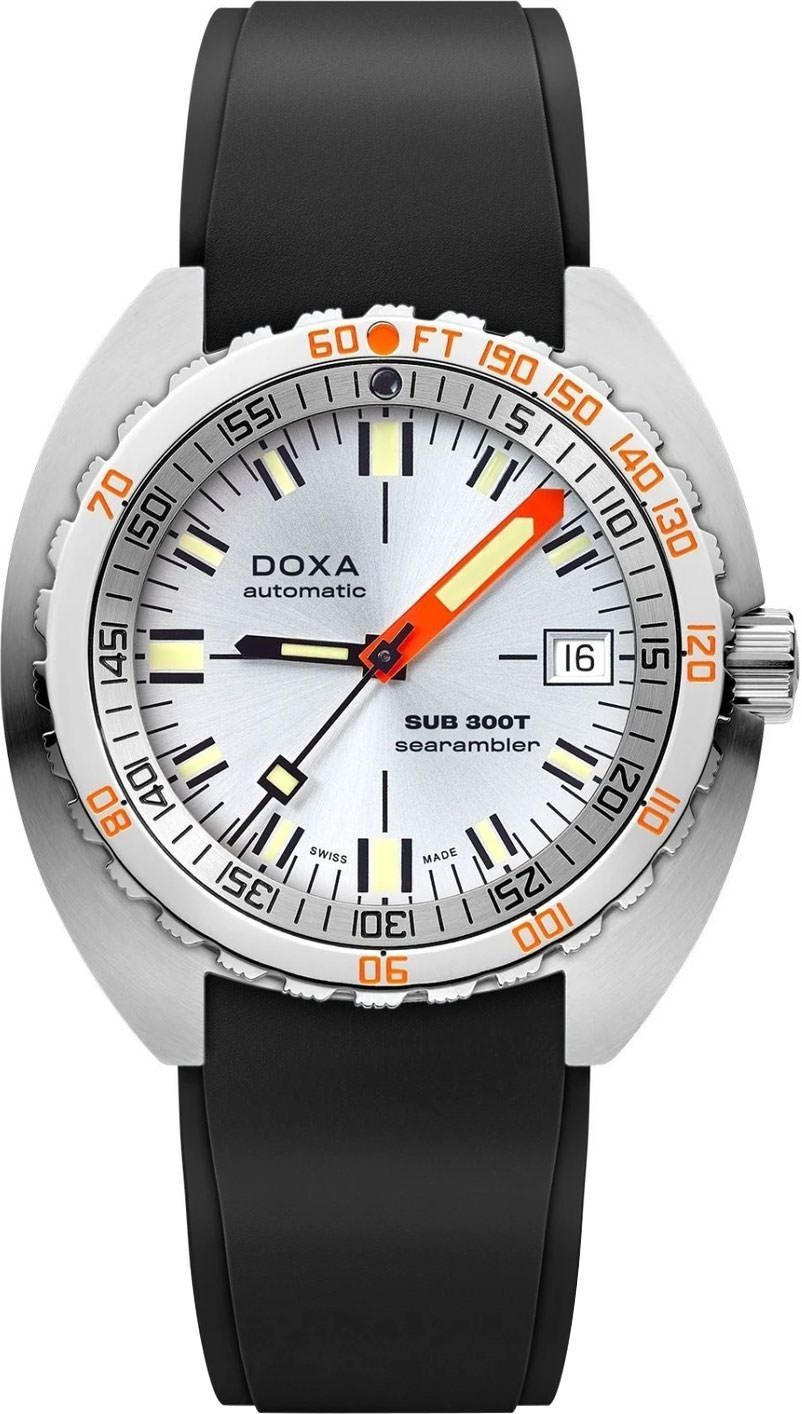 Doxa SUB 300T Searambler Silver Dial 42.5 mm Automatic Watch For Men - 1