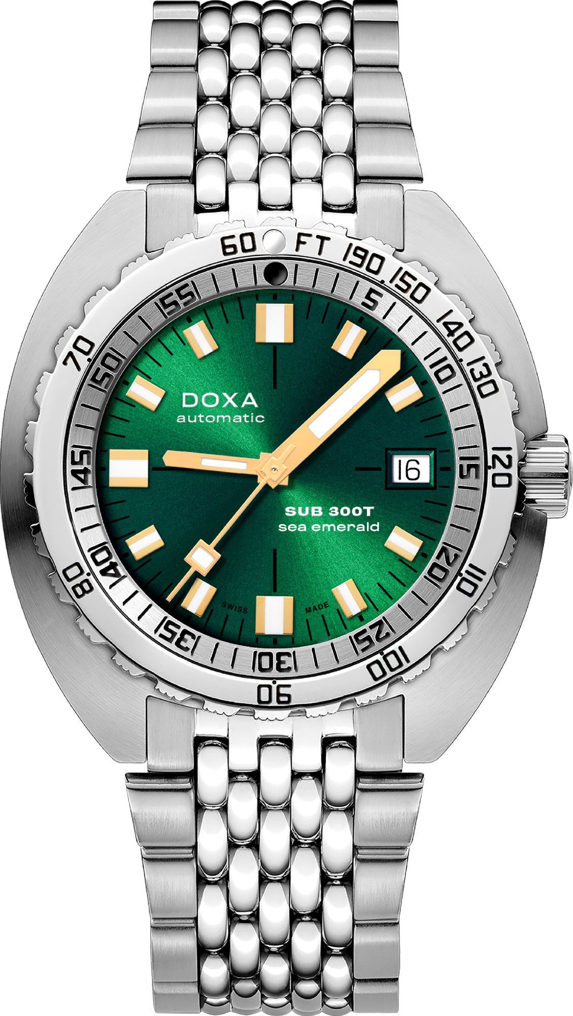 Doxa SUB 300T Sea Emerald Green Dial 42.50 mm Automatic Watch For Men - 1