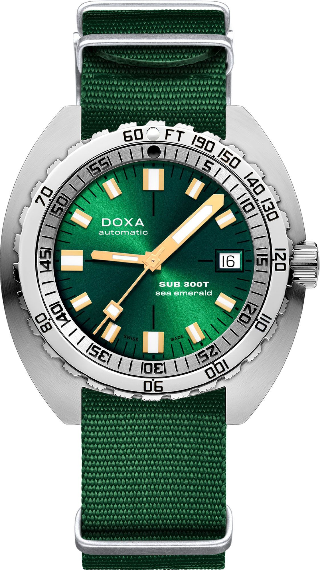 Doxa SUB 300T Sea Emerald Green Dial 42.50 mm Automatic Watch For Men - 1