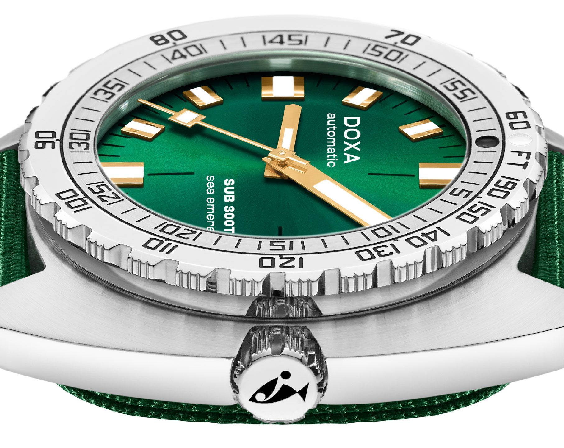 Doxa SUB 300T Sea Emerald Green Dial 42.50 mm Automatic Watch For Men - 3
