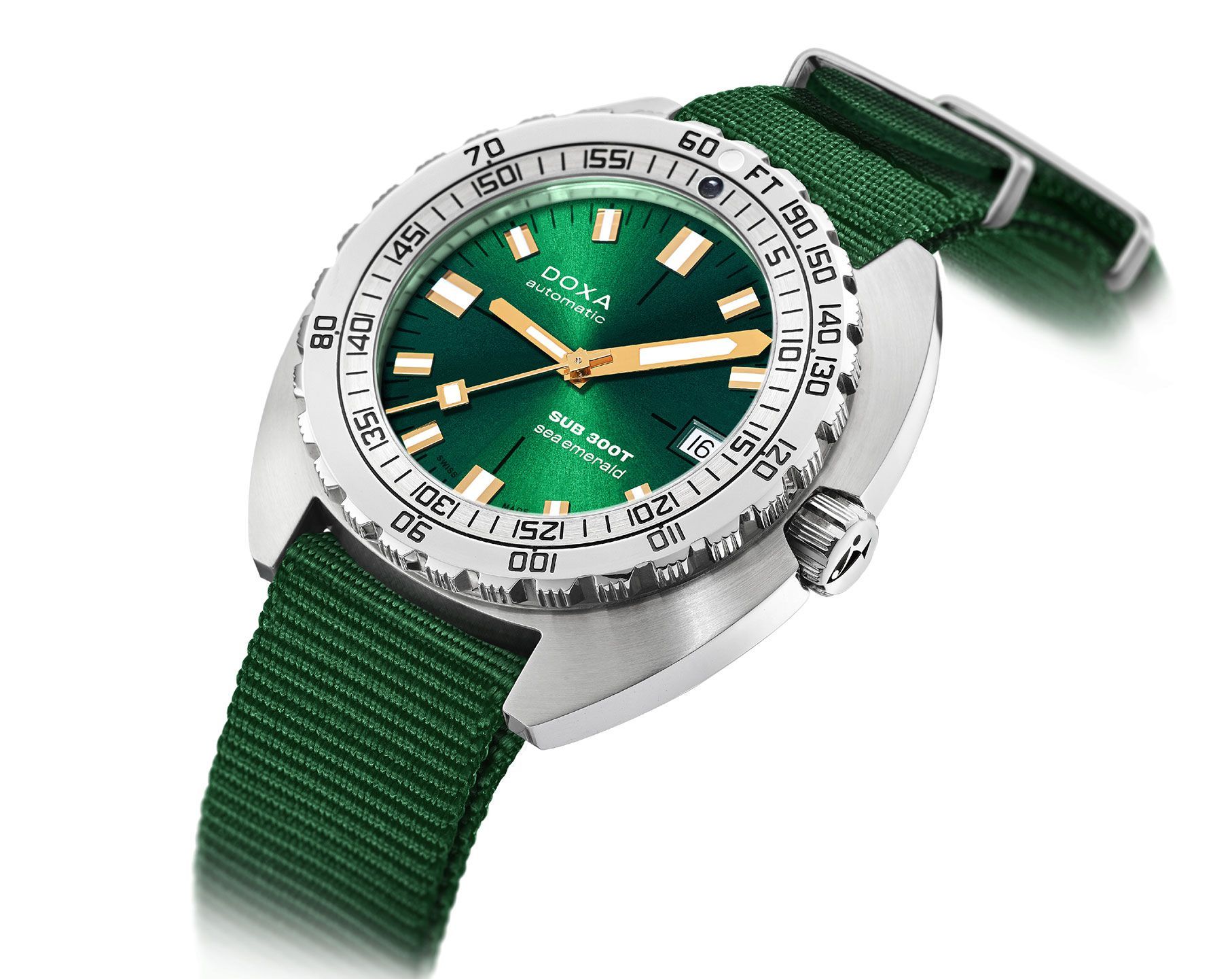 Doxa SUB 300T Sea Emerald Green Dial 42.50 mm Automatic Watch For Men - 4