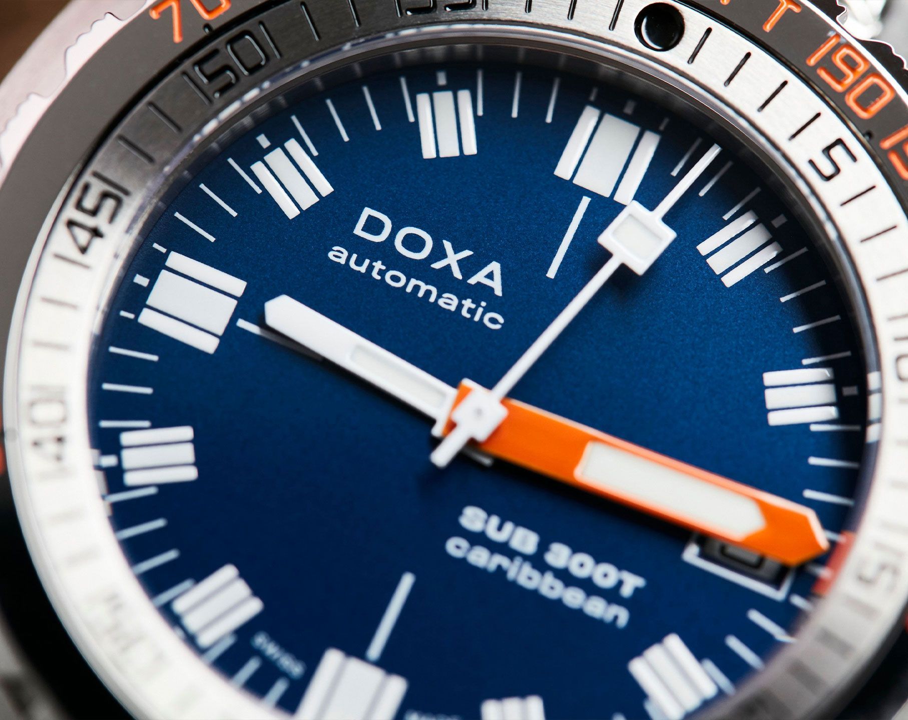 Doxa SUB 300T Caribbean Blue Dial 42.5 mm Automatic Watch For Men - 5