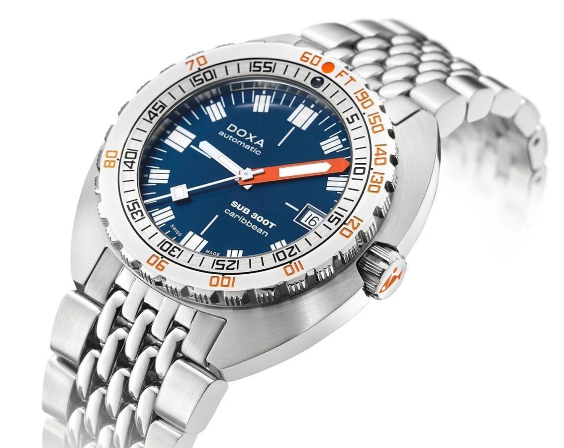 Doxa SUB 300T Caribbean Blue Dial 42.5 mm Automatic Watch For Men - 2