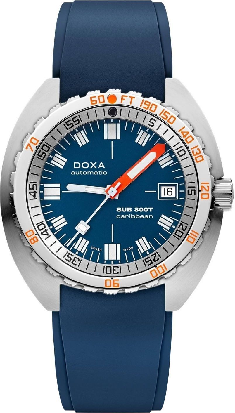Doxa SUB 300T Caribbean Blue Dial 42.5 mm Automatic Watch For Men - 1