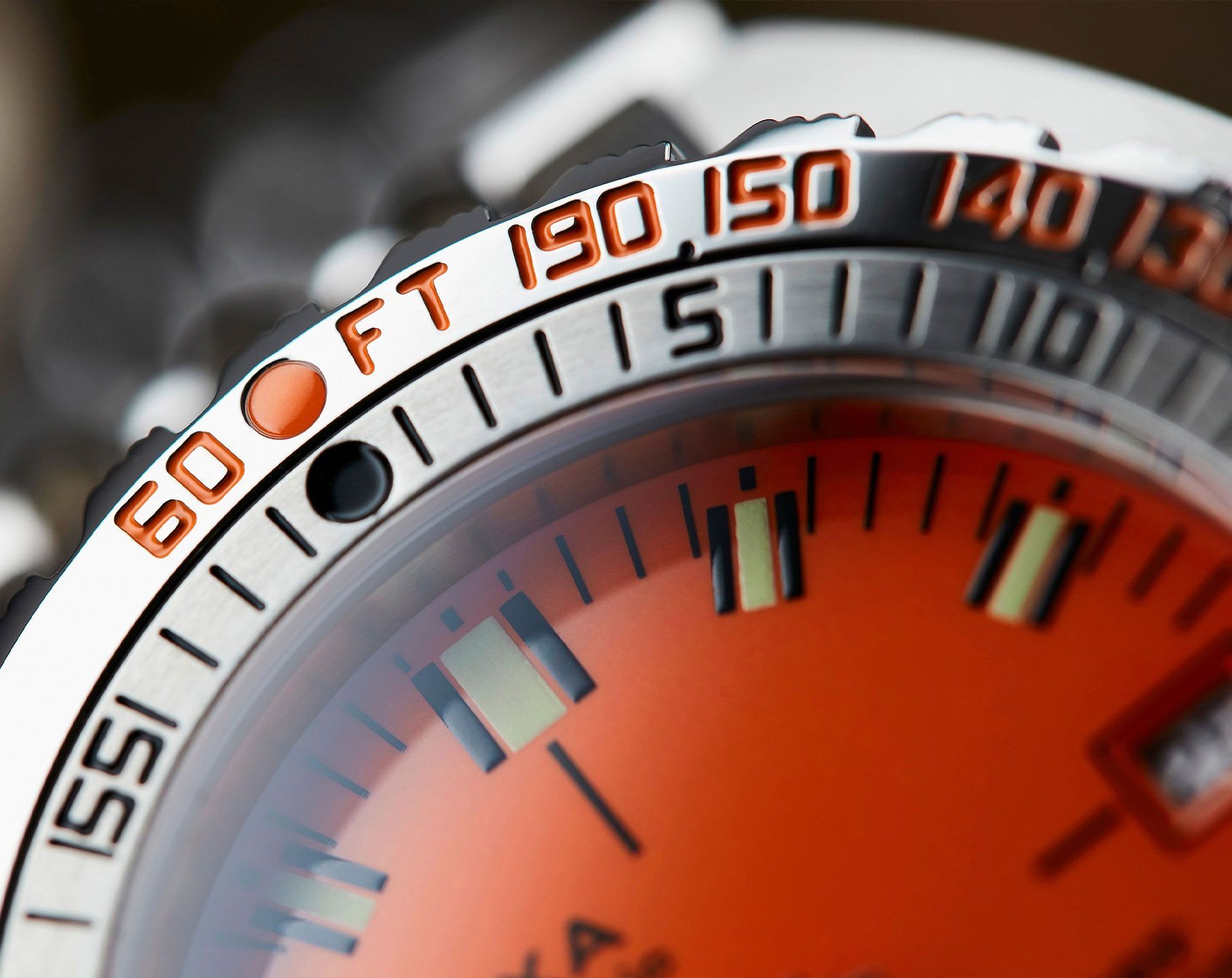 Doxa Professional 42.5 mm Watch in Orange Dial For Men - 6