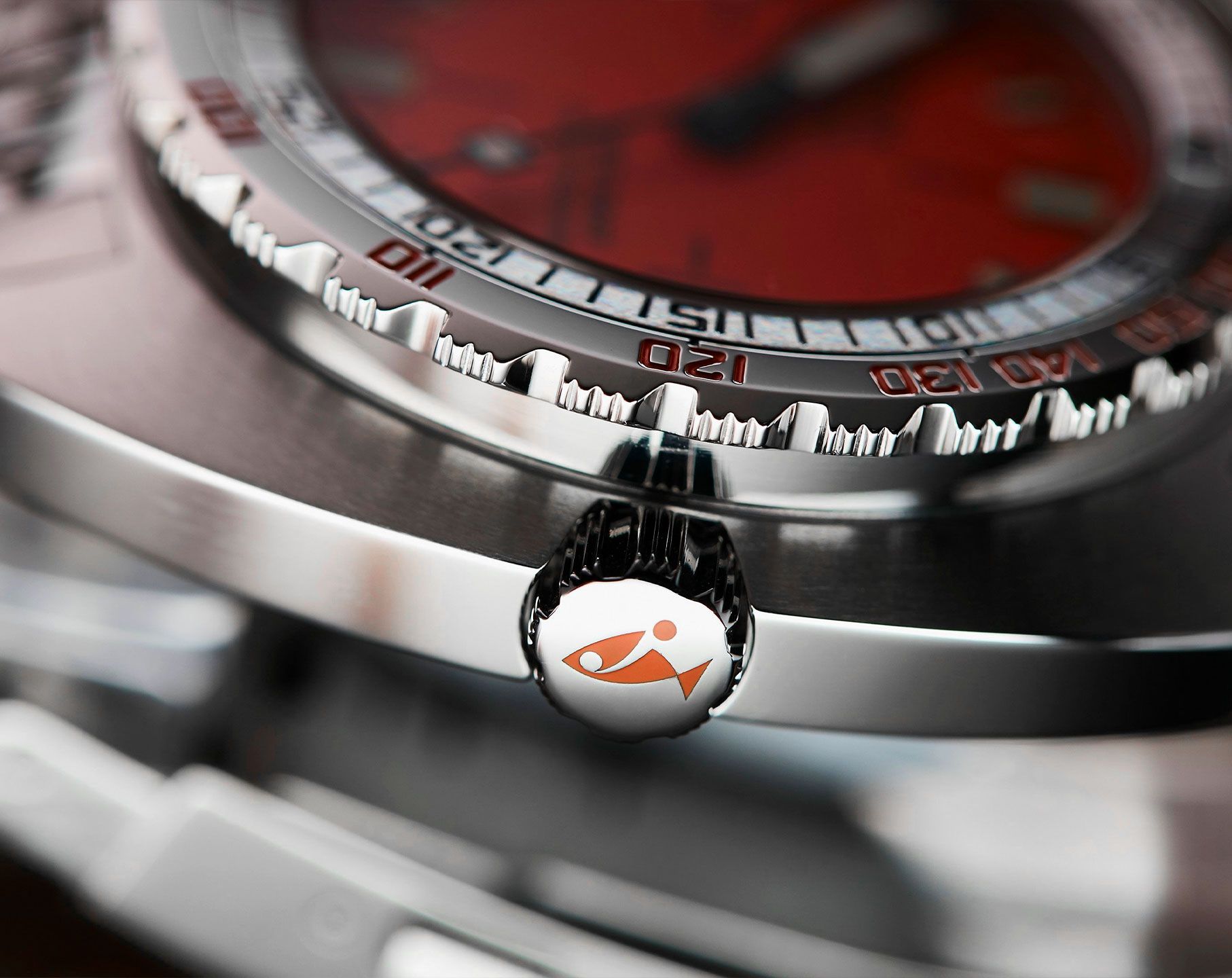 Doxa Professional 42.5 mm Watch in Orange Dial For Men - 7