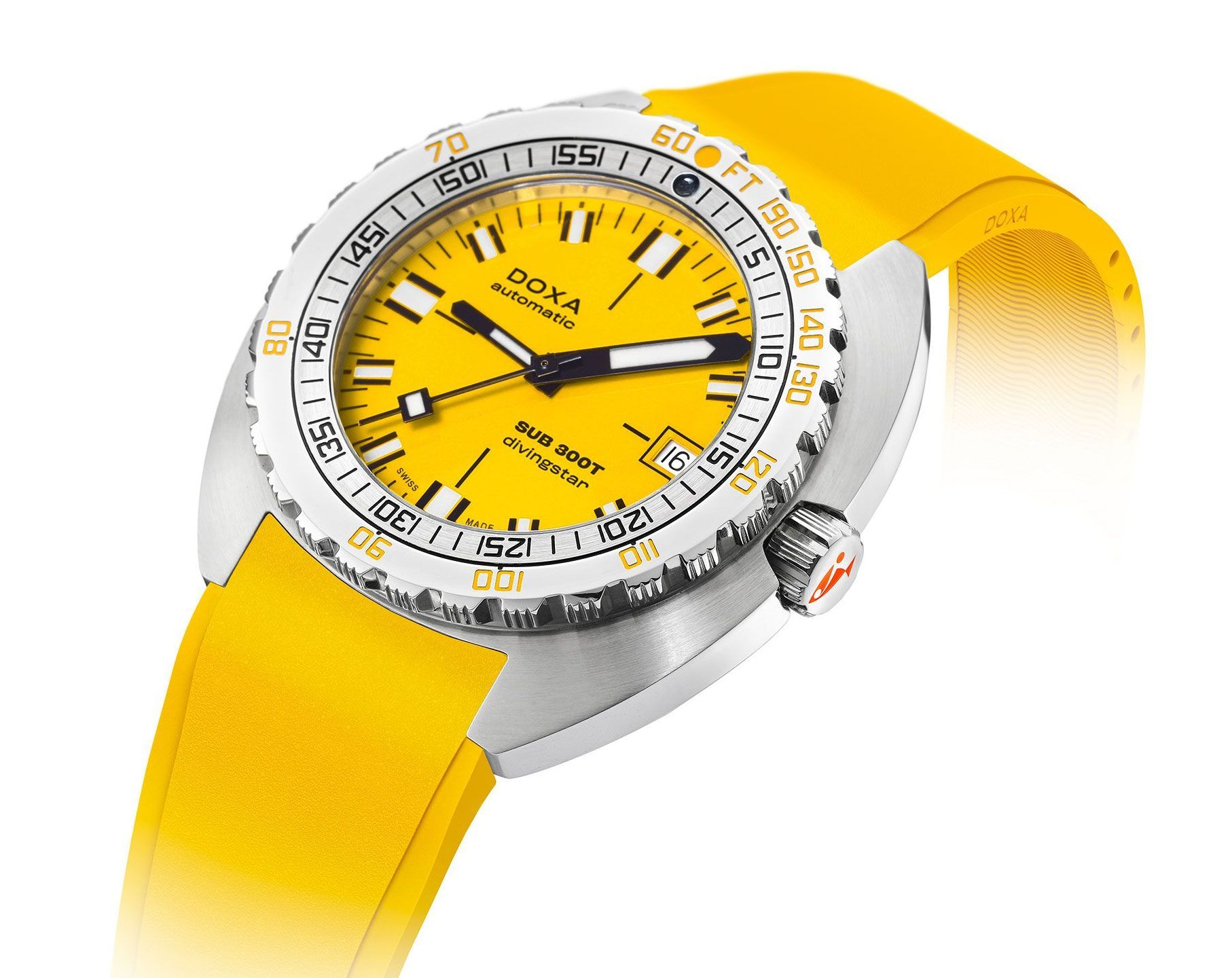Doxa SUB 300T Divingstar Yellow Dial 42.5 mm Automatic Watch For Men - 2