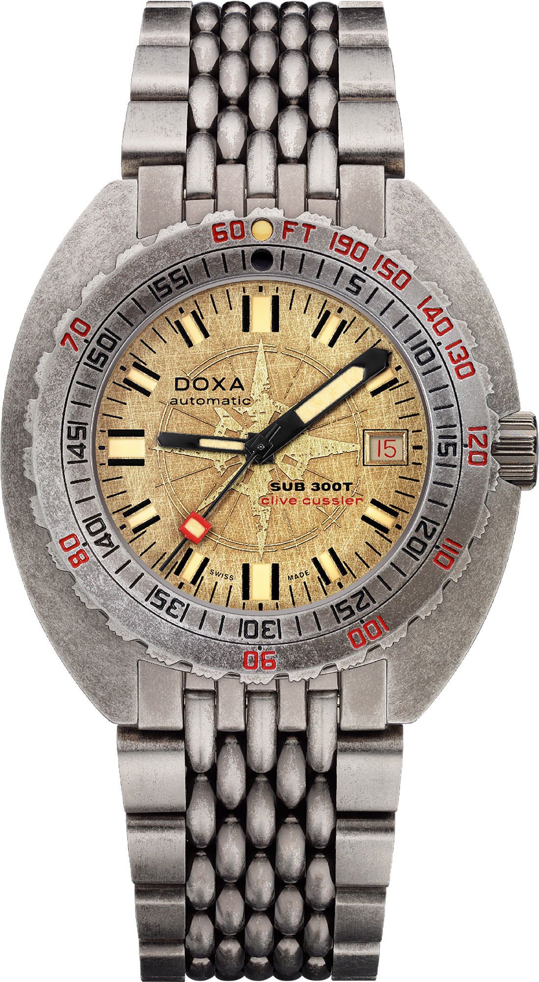 Doxa SUB 300T Clive Cussler  Beige Dial 42.50 mm Automatic Watch For Men - 1