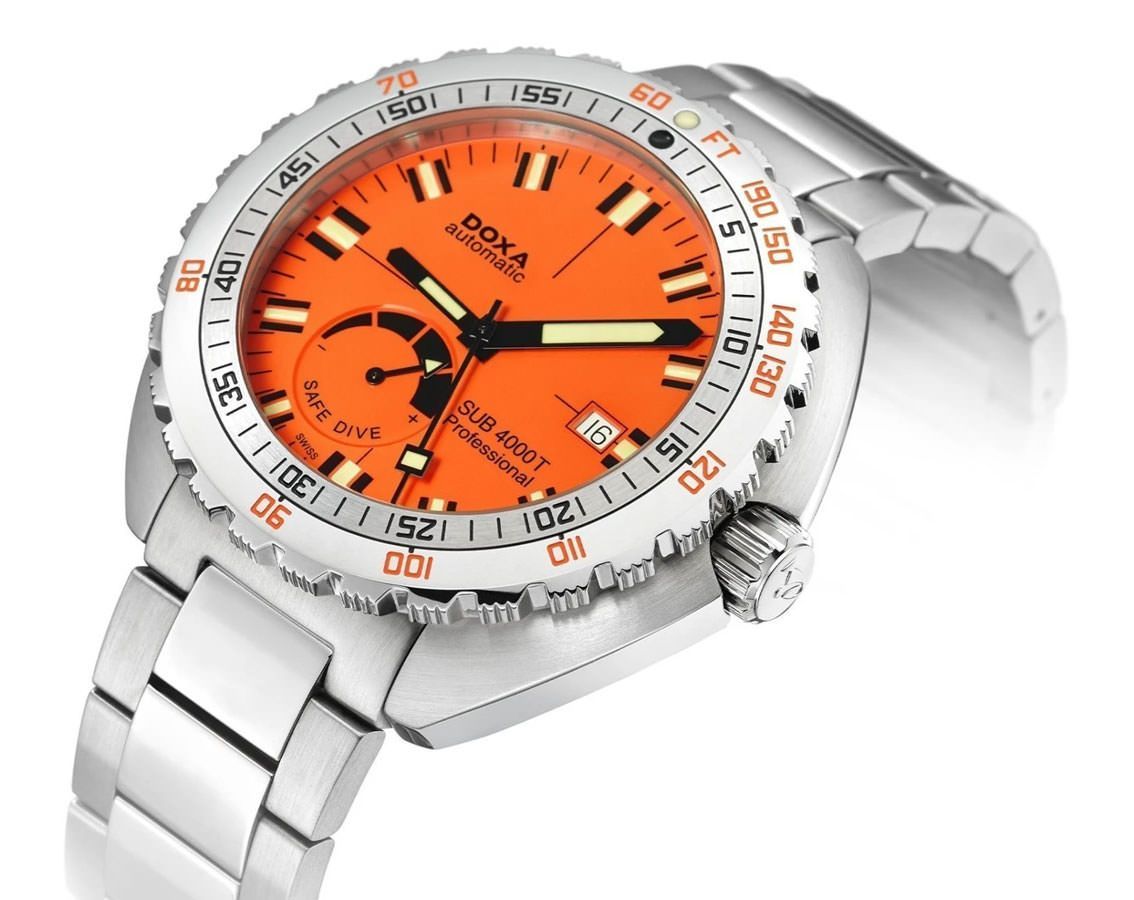 Doxa SUB 4000T Professional Orange Dial 47.5 mm Automatic Watch For Men - 2