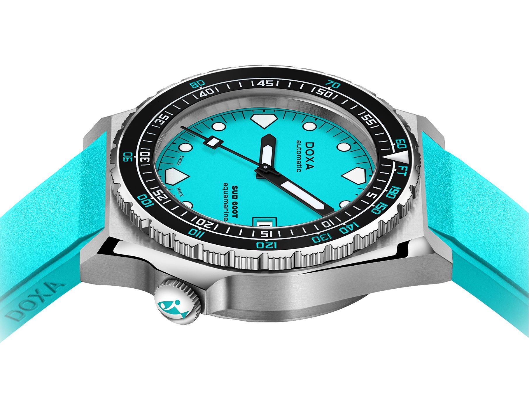 Doxa SUB 600T Aquamarine Turquoise Dial 40 mm Automatic Watch For Men - 3