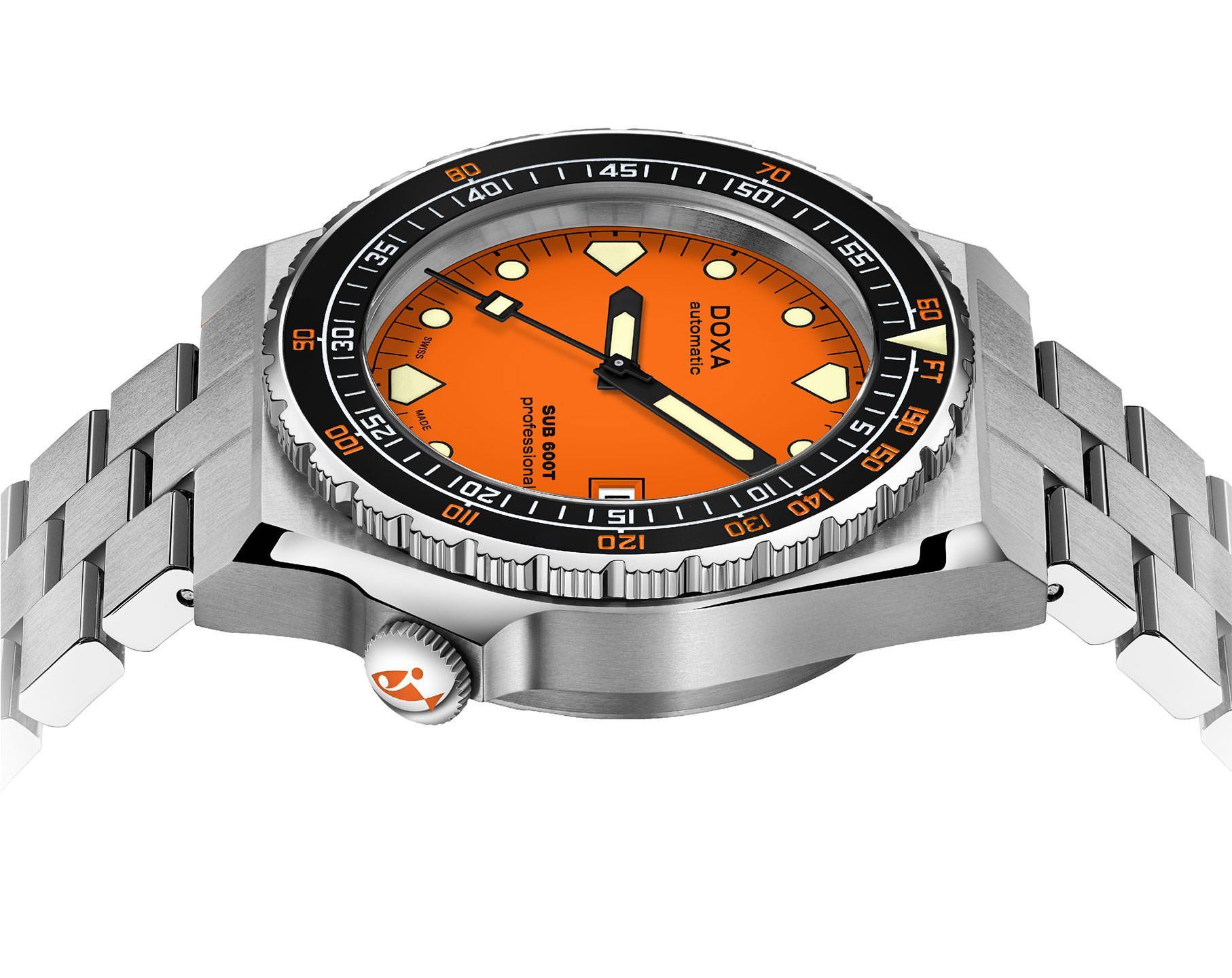 Doxa SUB 600T Professional Orange Dial 40 mm Automatic Watch For Men - 3