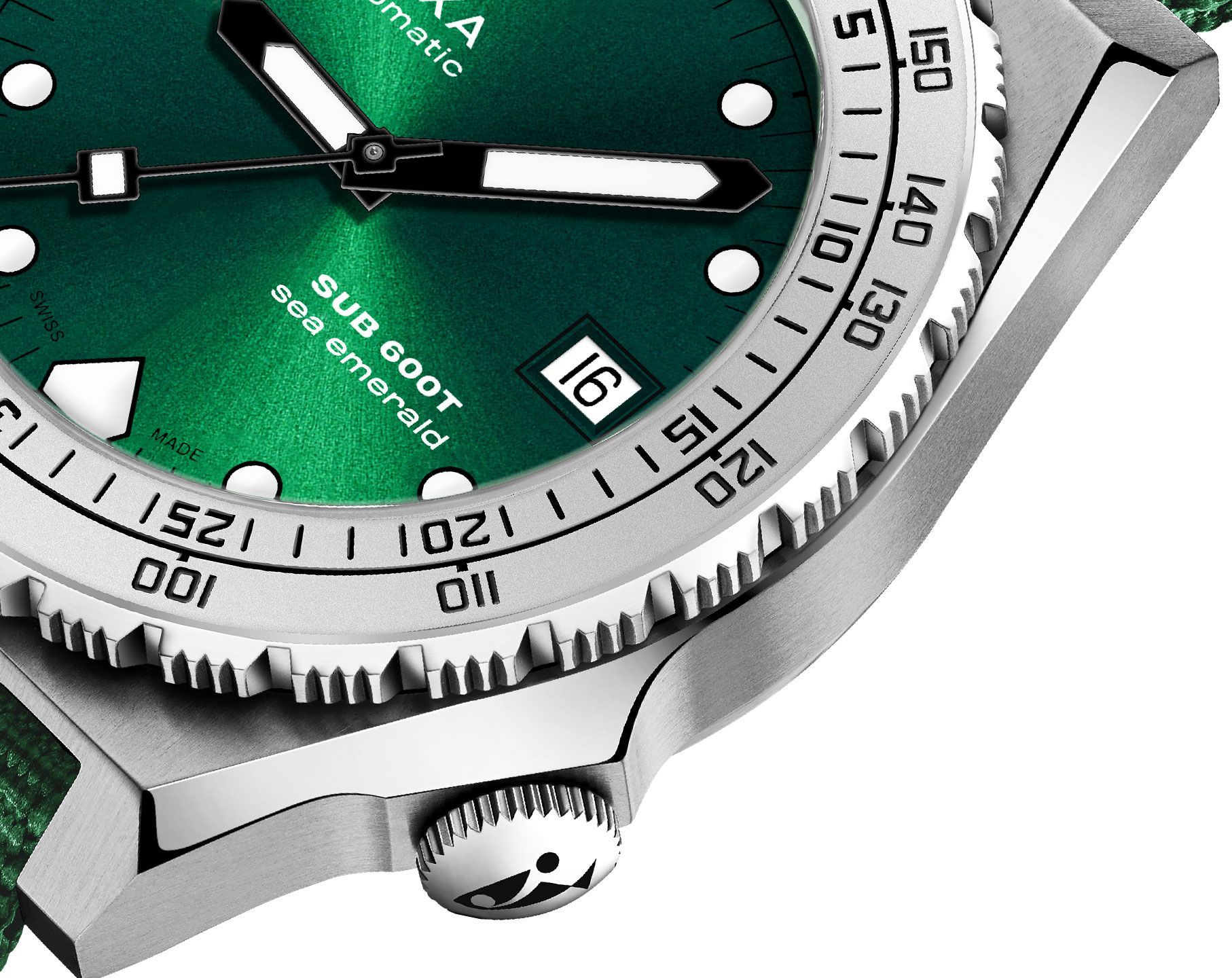 Doxa SUB 600T Sea Emerald Green Dial 40 mm Automatic Watch For Men - 2