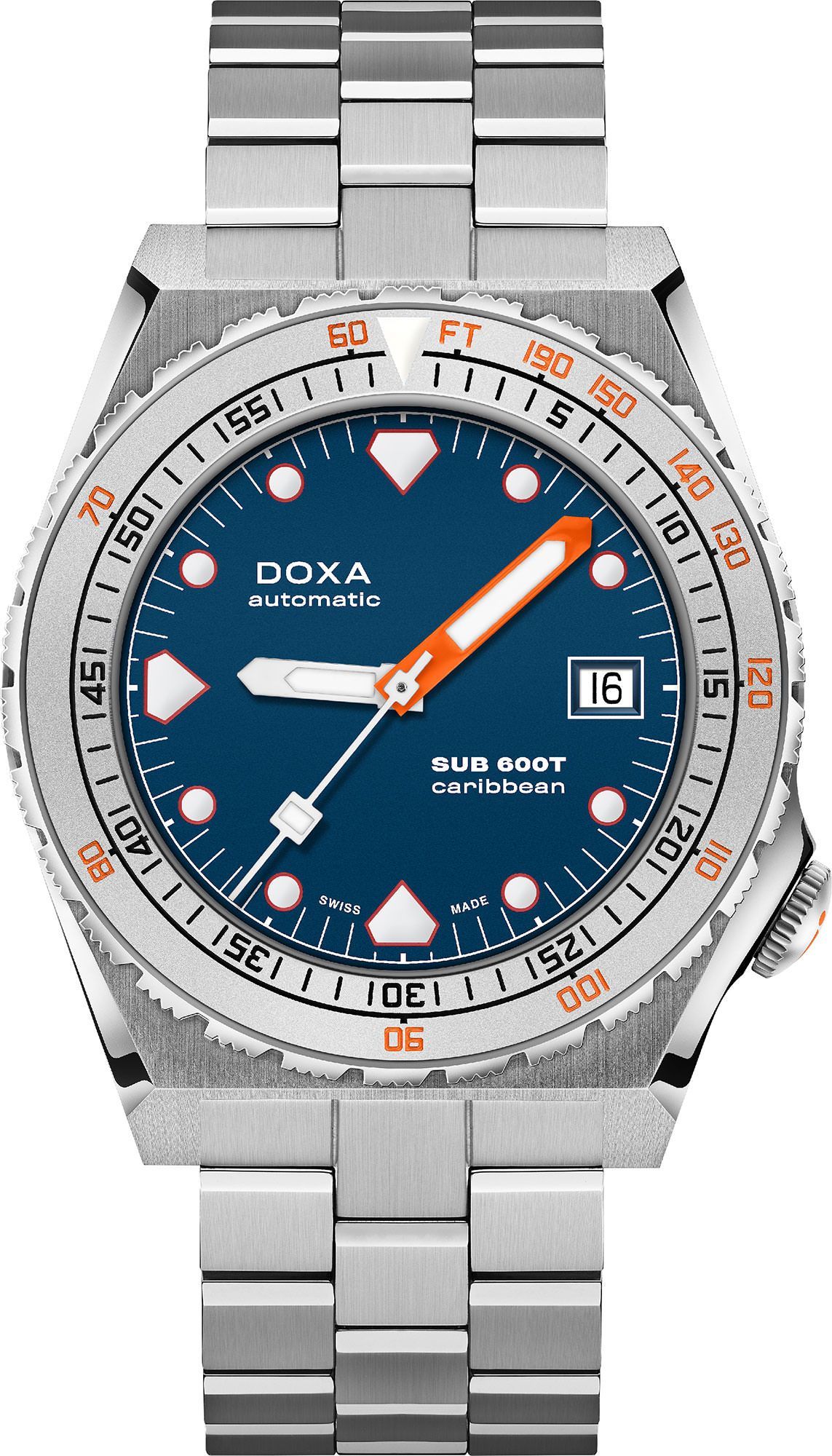 Doxa Caribbean 40 mm Watch in Blue Dial For Men - 1