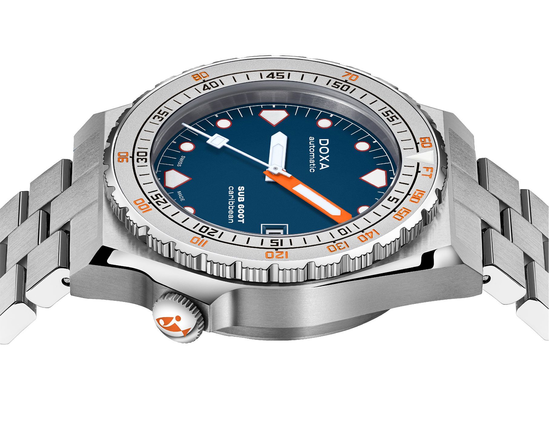 Doxa Caribbean 40 mm Watch in Blue Dial For Men - 3