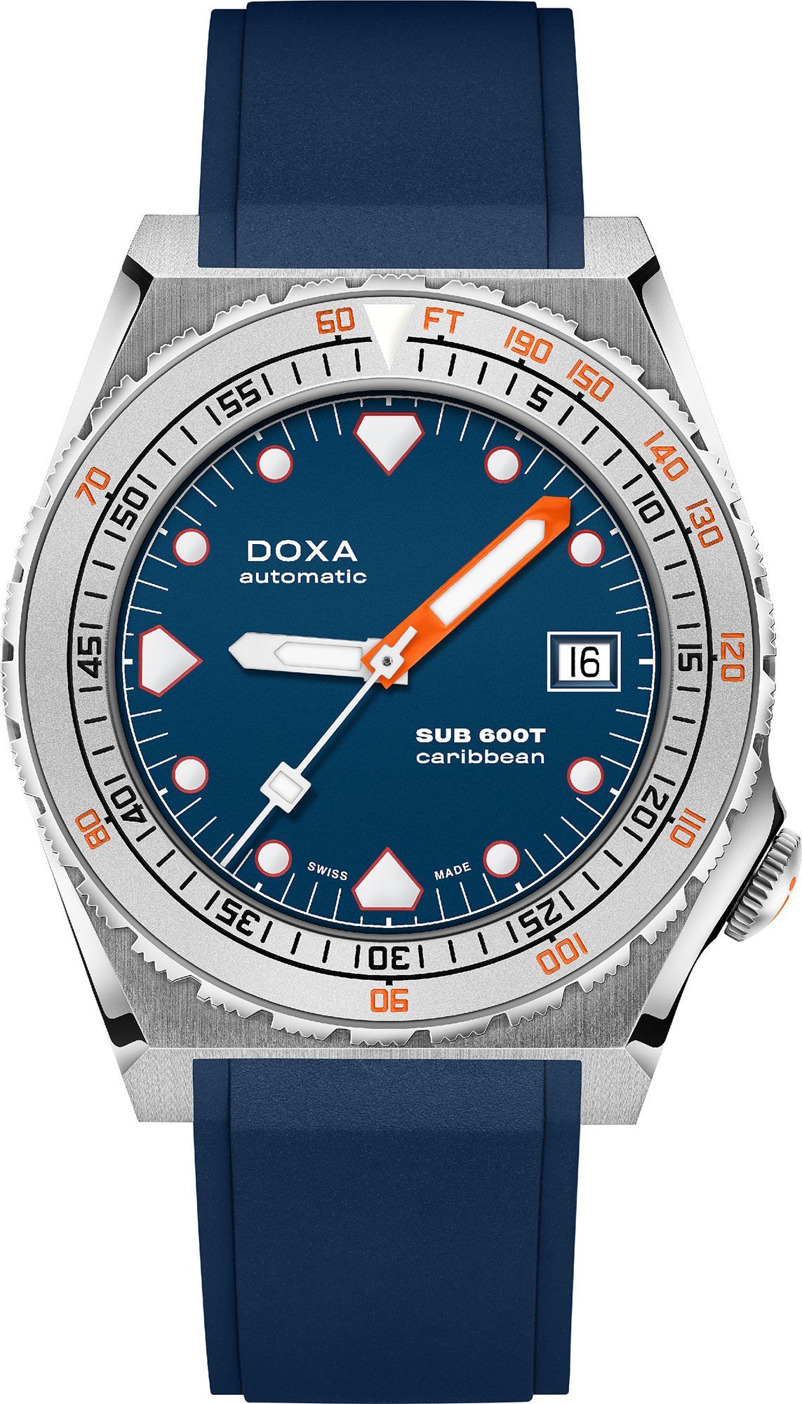 Doxa Caribbean 40 mm Watch in Blue Dial For Men - 1