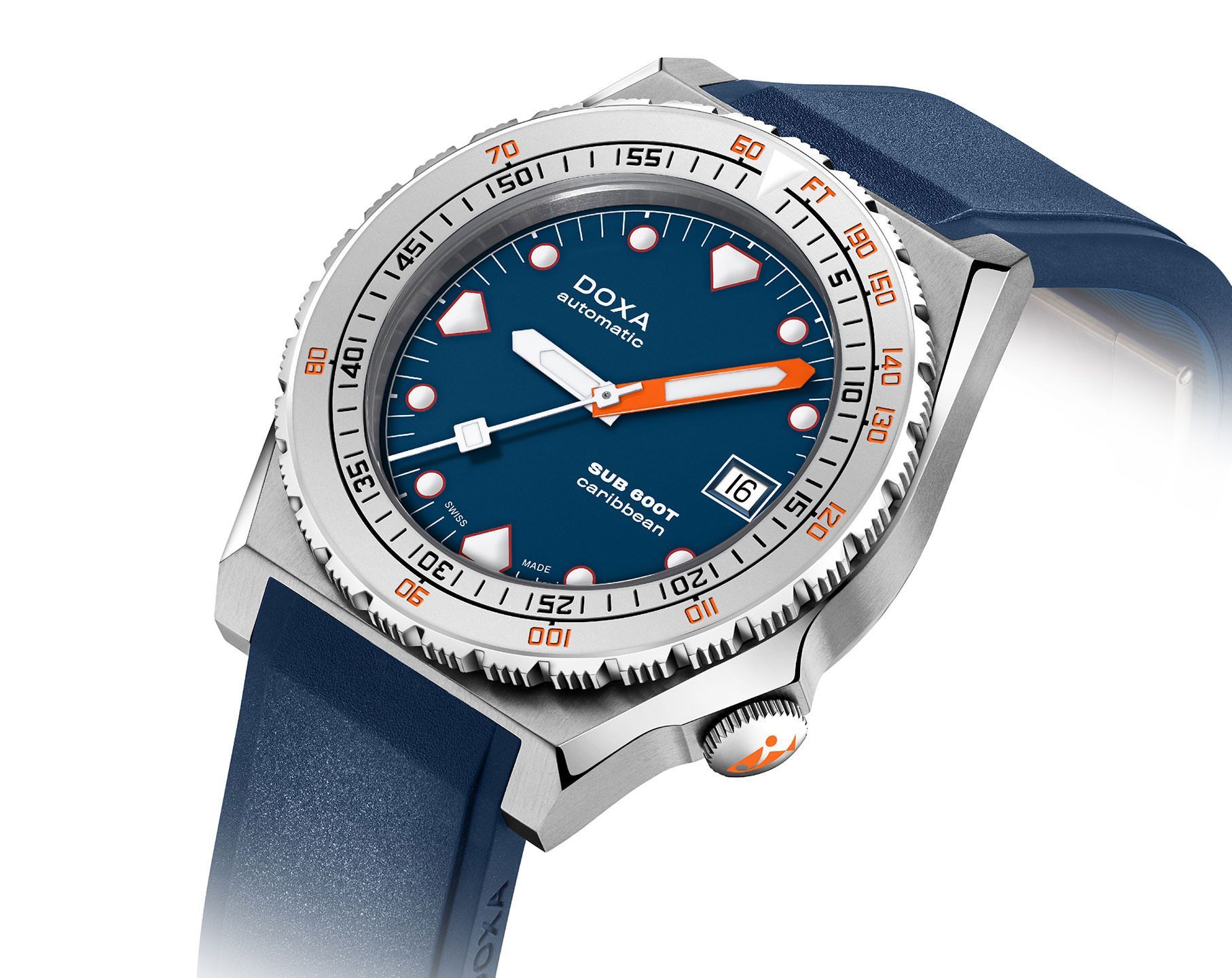 Doxa Caribbean 40 mm Watch in Blue Dial For Men - 2