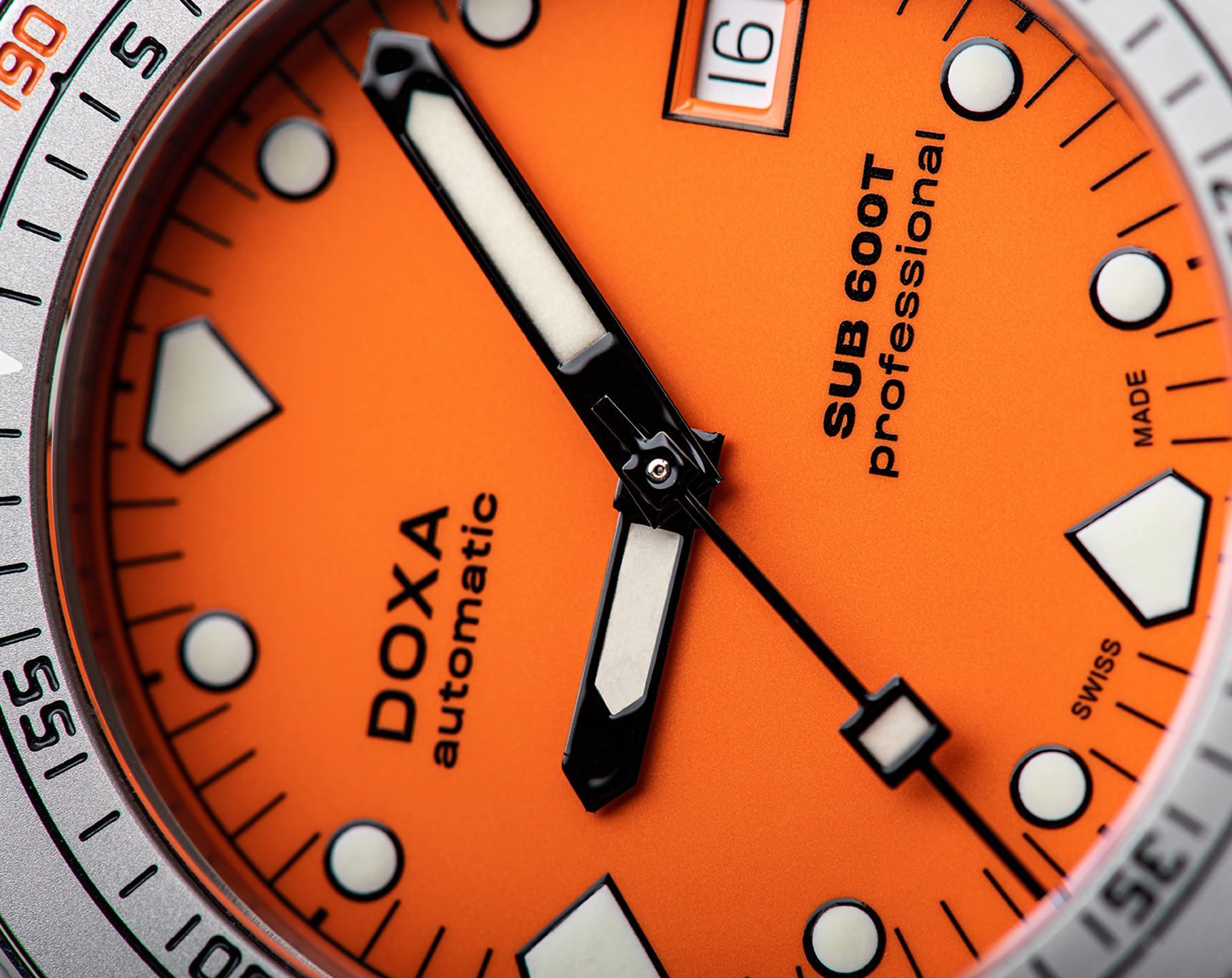 Doxa SUB 600T Professional Orange Dial 40 mm Automatic Watch For Men - 6