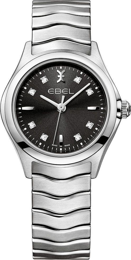 Ebel Wave  Anthracite Dial 30 mm Quartz Watch For Women - 1