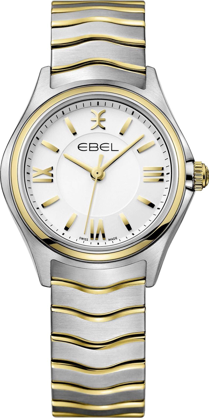 Ebel Wave  White Dial 30 mm Quartz Watch For Women - 1
