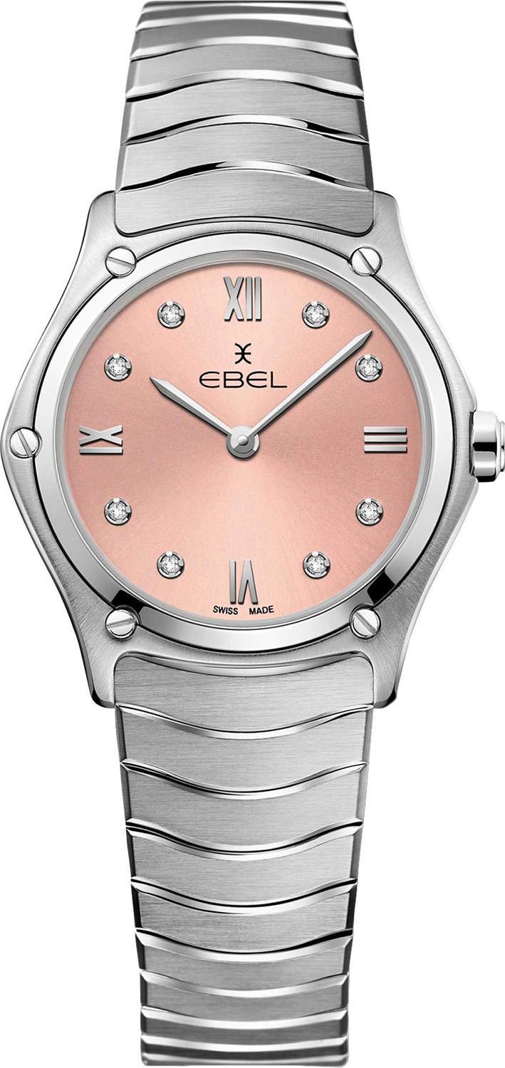 Ebel Sport Classic  Pink Dial 29 mm Quartz Watch For Women - 1