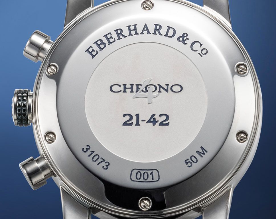 Eberhard & Co. Chrono 4 Chrono 4 "21-42" Black Dial 42 mm Automatic Watch For Men - 2