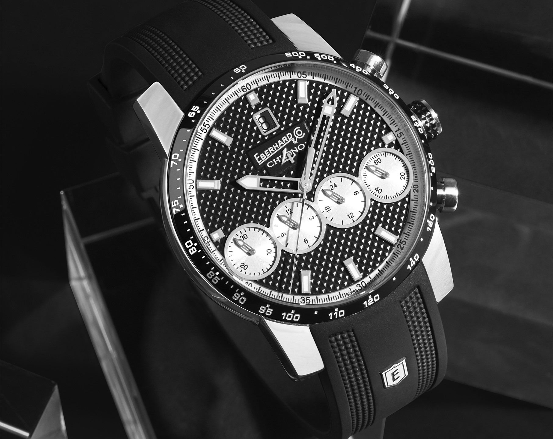 Eberhard & Co. Chrono 4 Chrono 4 "21-42" Black Dial 42 mm Automatic Watch For Men - 3