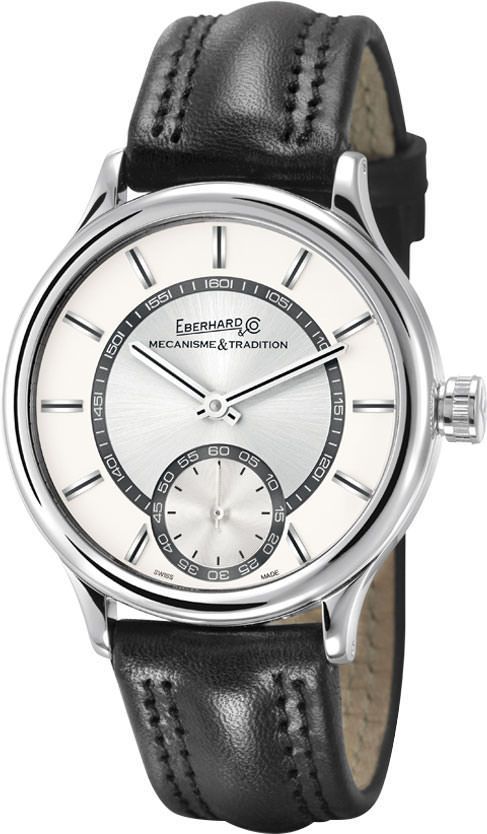 Eberhard & Co. Traversetolo Vitré Silver Dial 43 mm Manual Winding Watch For Men - 1