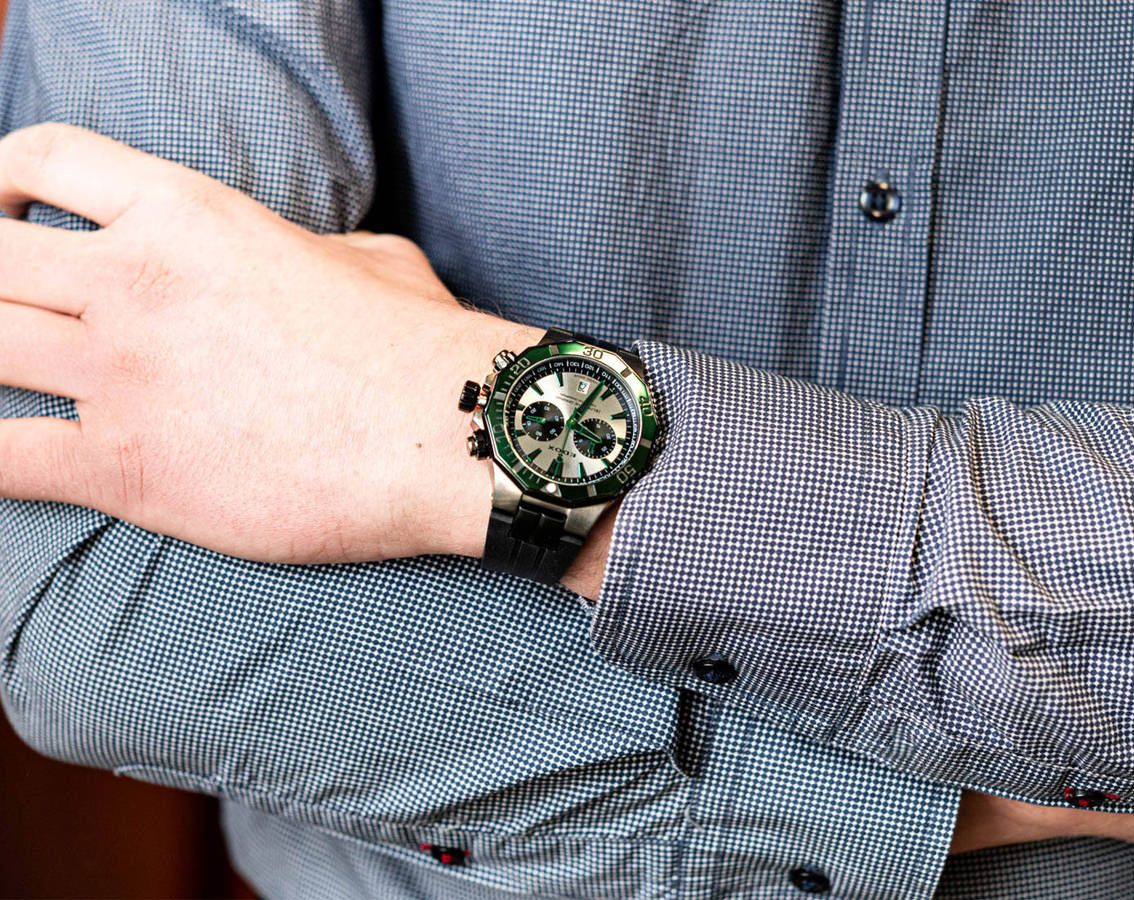 Edox Delfin The Original Quartz Watch | 10112 37GNVCA ANV