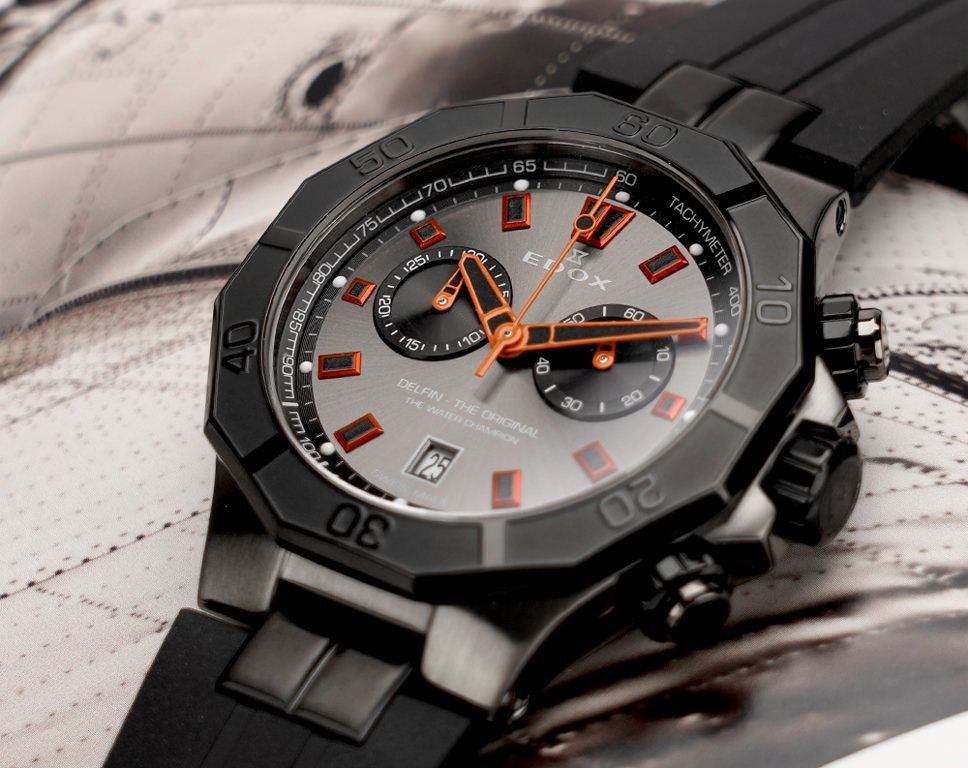 Edox Delfin The Original Quartz Watch | 10113 37GNCA GNO