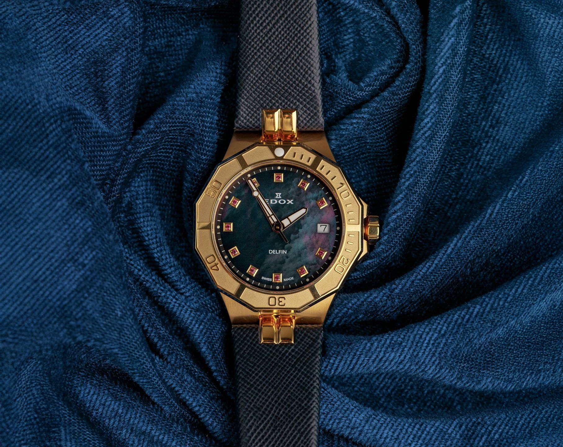 フェティコ Edox Delfin The Original Quartz Watch | 53020 37JC NANRUD