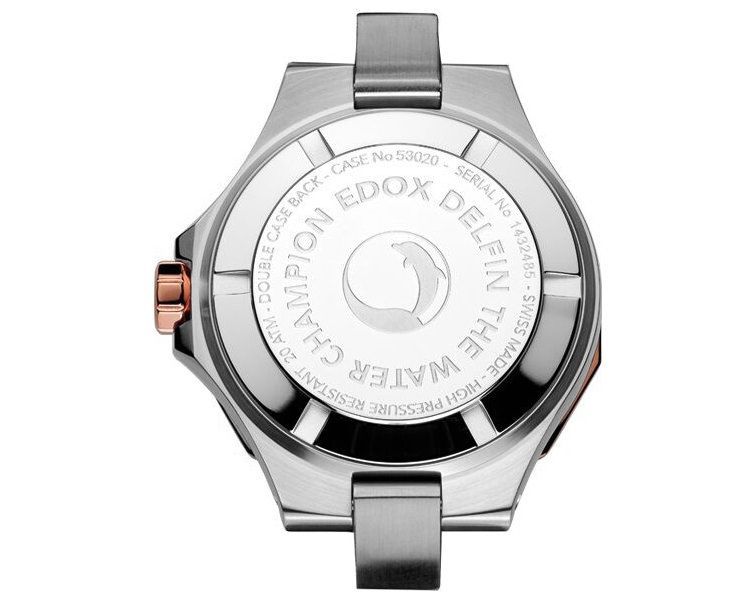 Edox Delfin The Original  MOP Dial 38 mm Quartz Watch For Women - 2