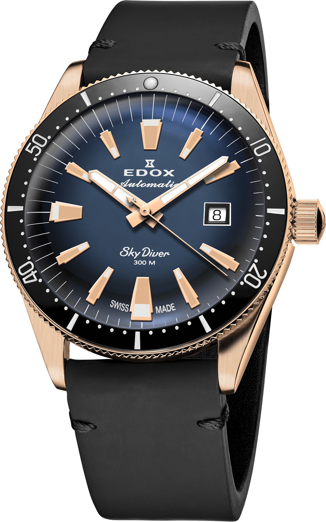 Edox SkyDiver  Blue Dial 42 mm Automatic Watch For Men - 1