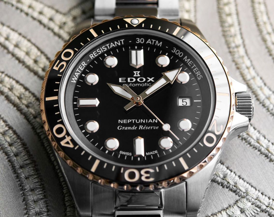 Edox Neptunian Automatic Watch | 80801 3NRM NIR Edox Neptunian Automatic Watch | 80801 3NRM NIR