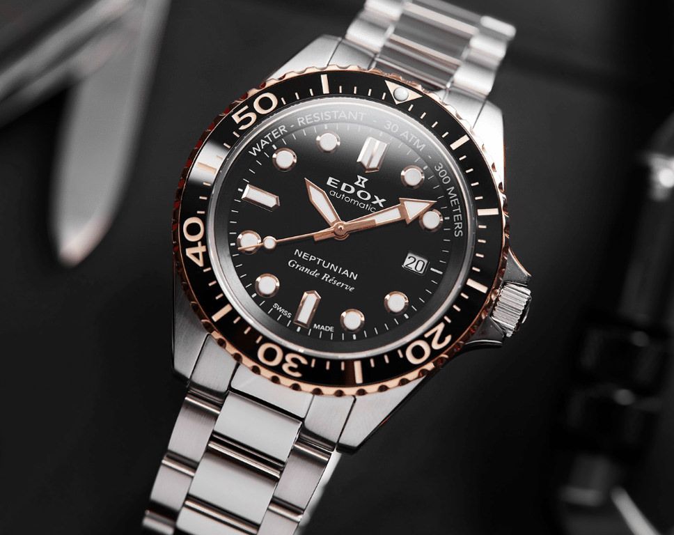 Edox Neptunian Automatic Watch | 80801 3NRM NIR Edox Neptunian Automatic Watch | 80801 3NRM NIR
