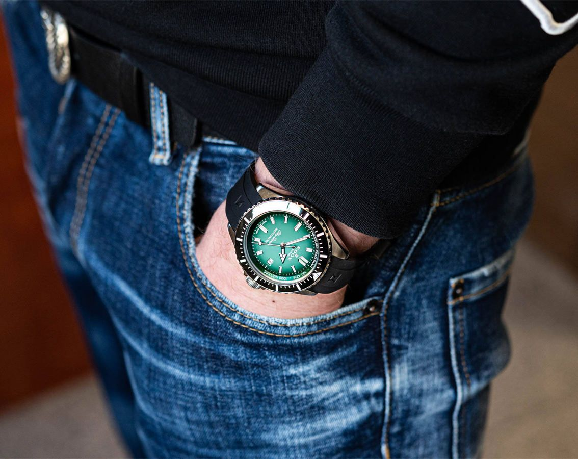 Edox Neptunian Automatic Watch | 80120 3NCA VDN