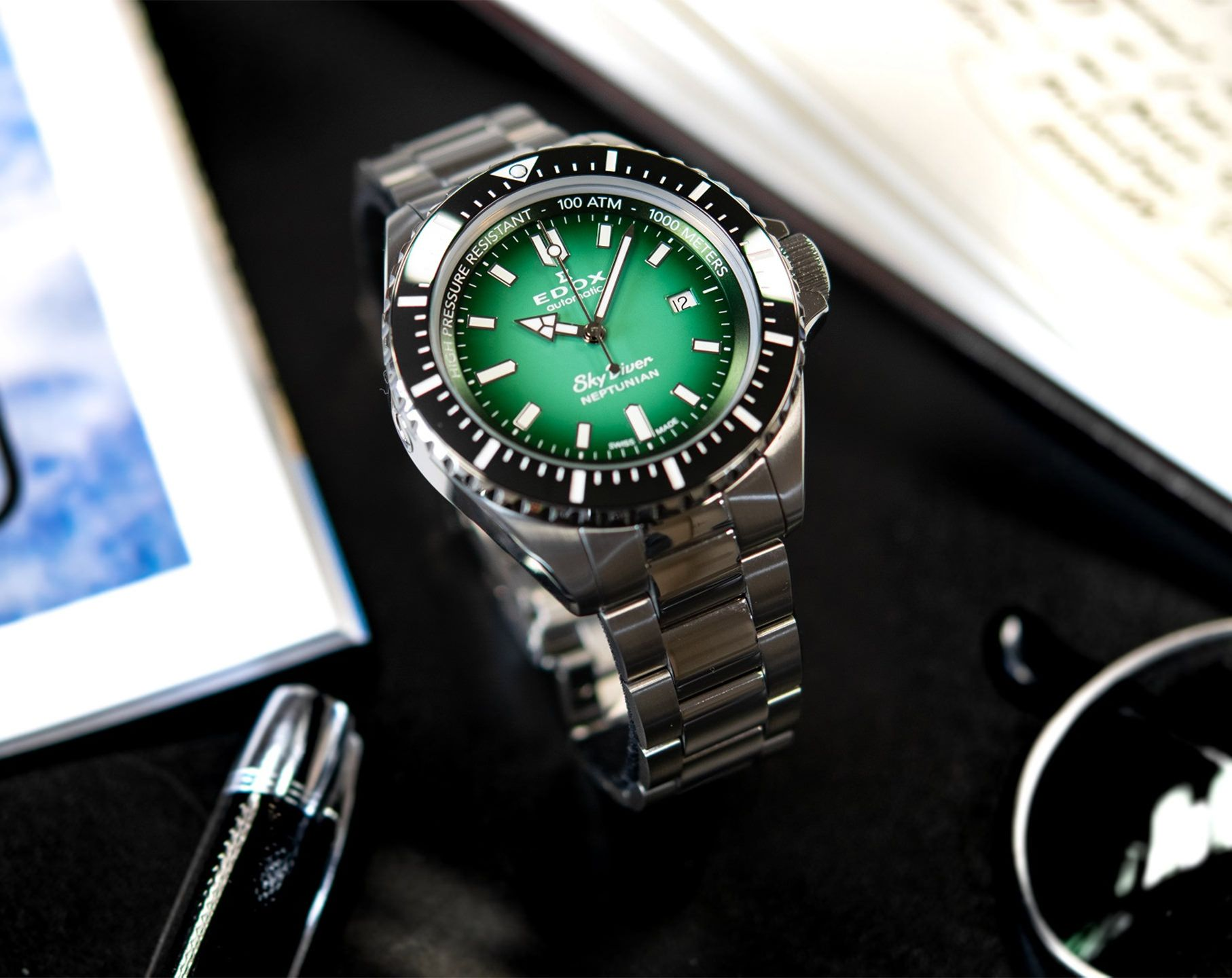 Edox Neptunian Automatic Watch | 80120 3NM VDN
