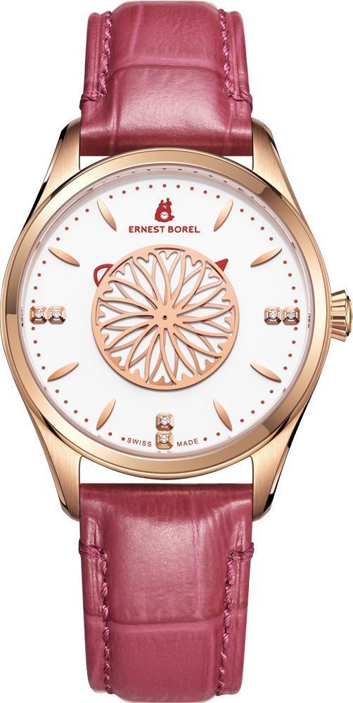 Ernest Borel Cocktail  White Dial 35 mm Automatic Watch For Women - 1