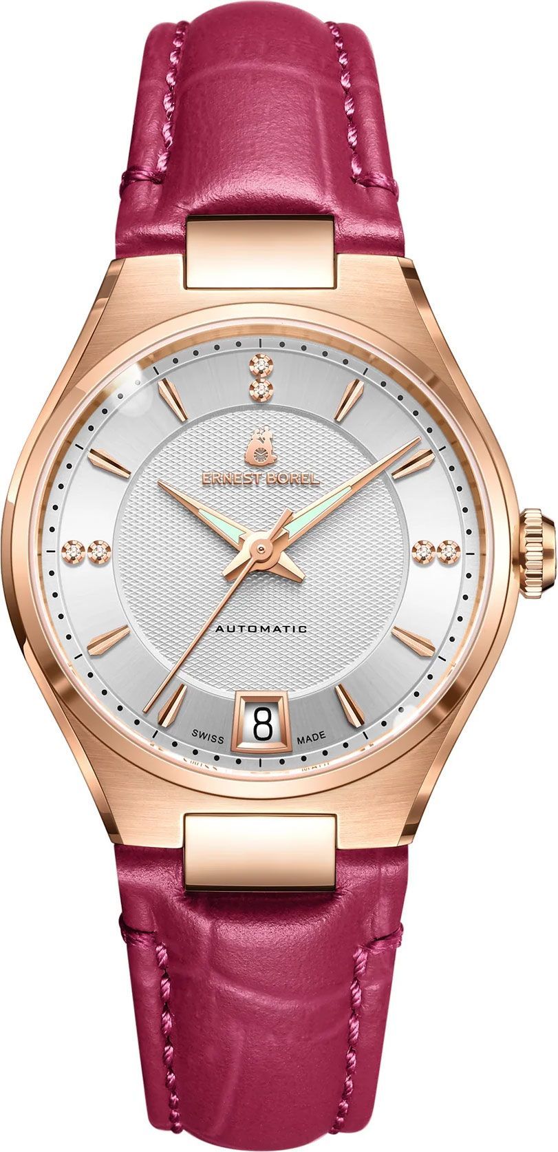 Ernest Borel Heritage  Silver Dial 32.50 mm Automatic Watch For Women - 1